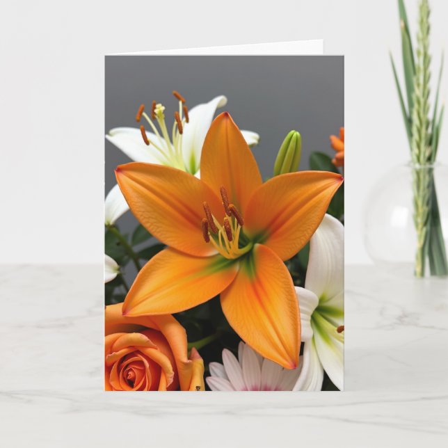 Floral Detail Mothers Day Card (Front)