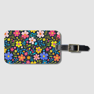 Floral Digital Painting Flowers Pattern-38875 Luggage Tag