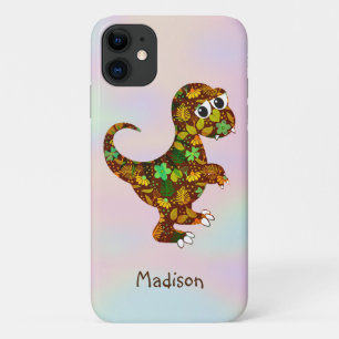 Floral Dinosaur iPhone 11 Case
