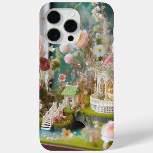 Floral Dioramas iPhone 15 Pro Max Case
