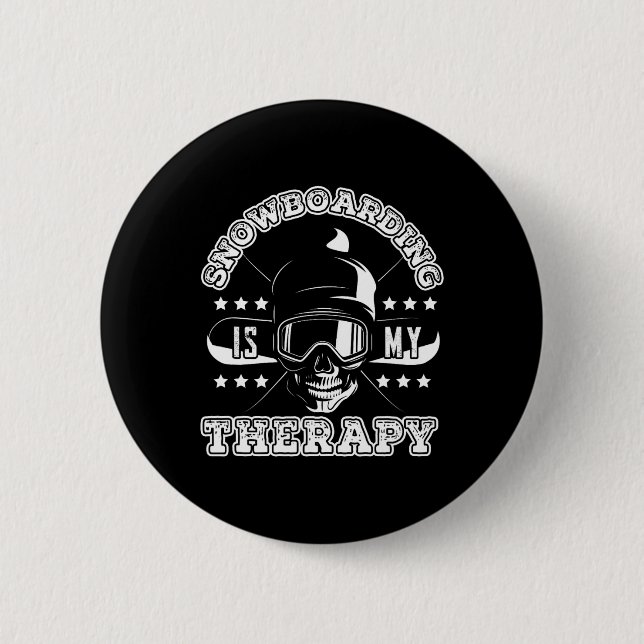 Floral Dog Skeleton  Button (Front)