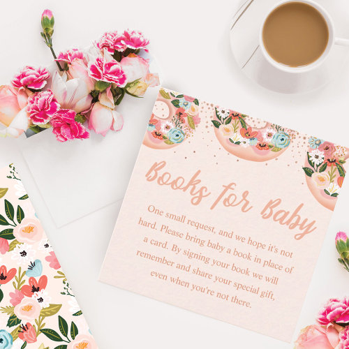 Floral Donuts Baby Shower Books For Baby