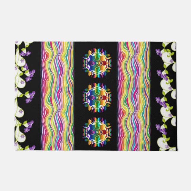 Floral Door Mat (Front)