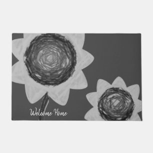 Floral Door Mat