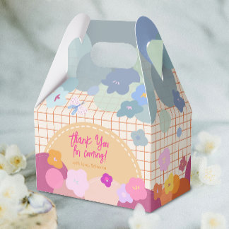 Floral Dopamine Colorful Pastel Girl Favor Box