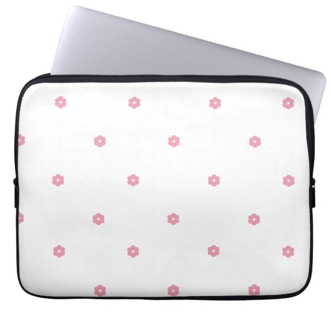 Floral Dot - Cherry Blossom Electronics Bag (Front)