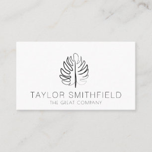 Floral Drawing Vintage Business Card