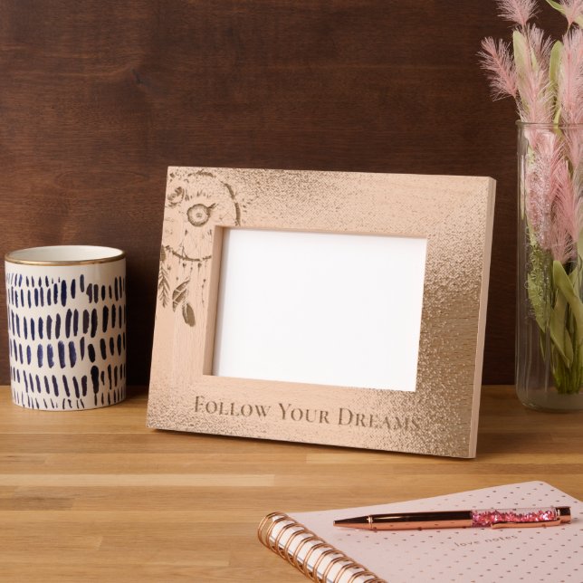 Floral Dream Catcher Engraved Frames (Left)