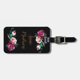 Floral Dream Custom Luggage Tags