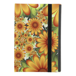 Floral Dream, Modern Abstract Flower Fractal Art iPad Mini 4 Case