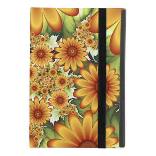Floral Dream Modern Abstract Flower Fractal Art iPad Mini 4 Case