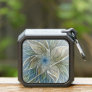 Floral Dream Pattern Abstract Blue Khaki Fractal Bluetooth Speaker