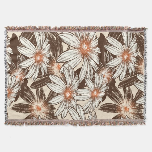 Floral Dreams #12 at Susiejayne Throw Blanket (Front)