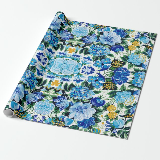 Floral Dreams #5 at Susiejayne Wrapping Paper (Unrolled)