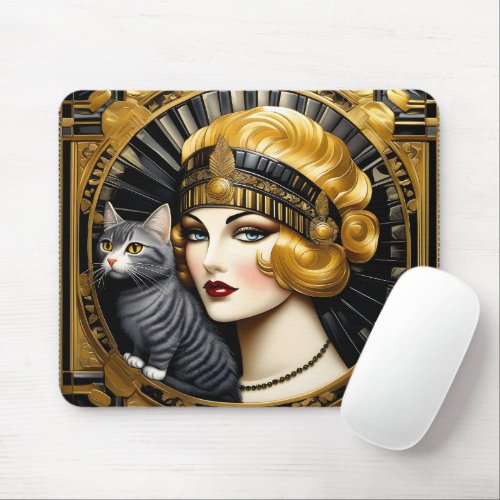 Floral Dreams and Deco Delights 3 Mouse Pad