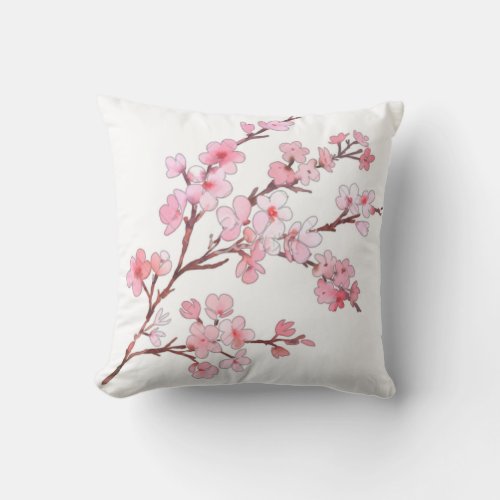 Floral Dreams Botanical Bliss Pillow Throw Pillow