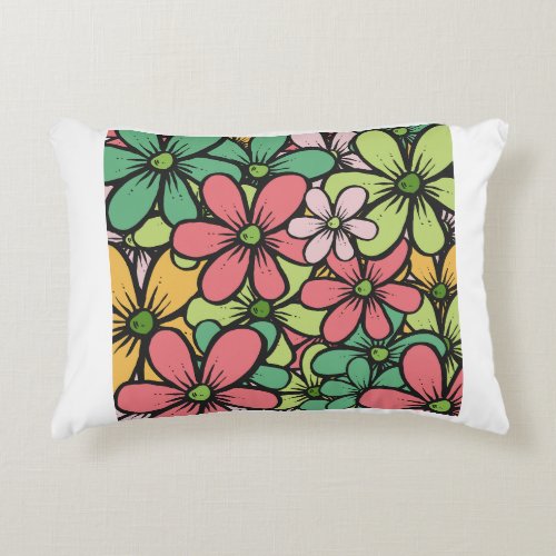 Floral Dreams Throw Pillow