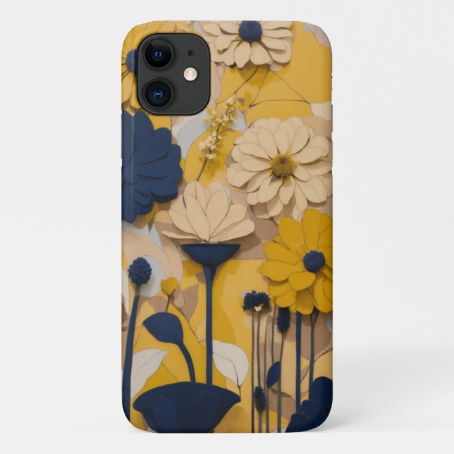 Floral Dreamscape Art Case-Mate iPhone Case (Back)