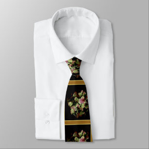 Floral Dress Clergy Neck Tie