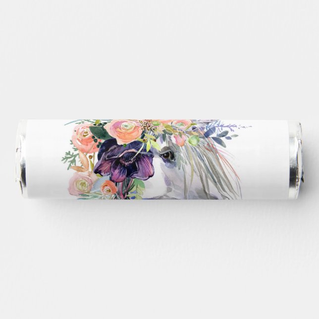 Floral Dressed Unicorn Breath Savers® Mints (Front)