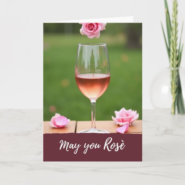 Floral Drink Mothers Day Card (Front)