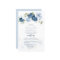 Floral Dusty Blue Botanical Wedding Invitation