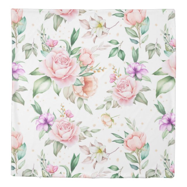 Floral Duvet Cover (Back)