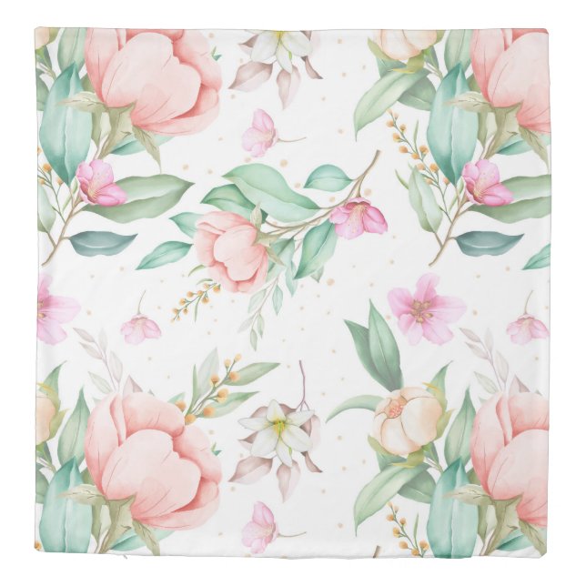 Floral Duvet Cover (Back)