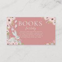Floral Easter Book Request Baby Shower