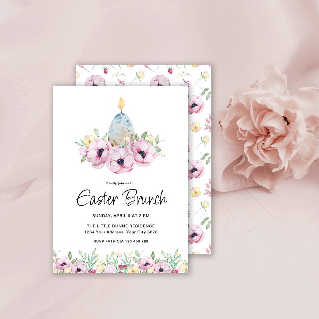Floral Easter Brunch Invitation (Creator Uploaded)