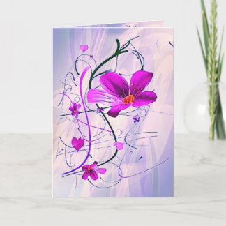 Floral Easter Card