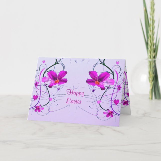 Floral Easter Card (Front)