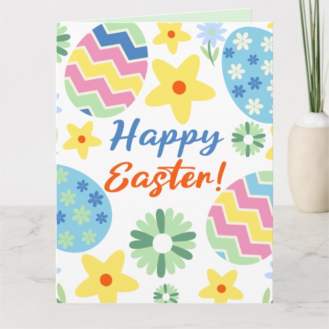 Floral Easter  Card (Front)