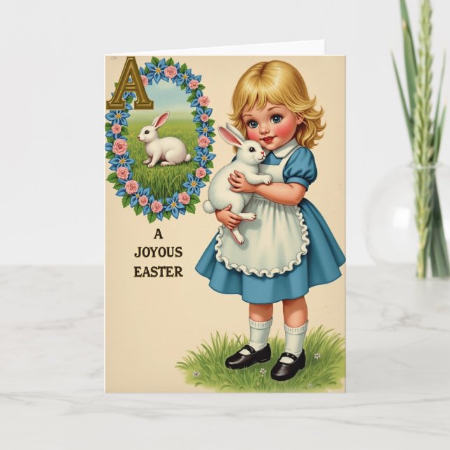 Floral Easter Joy Card (Front)