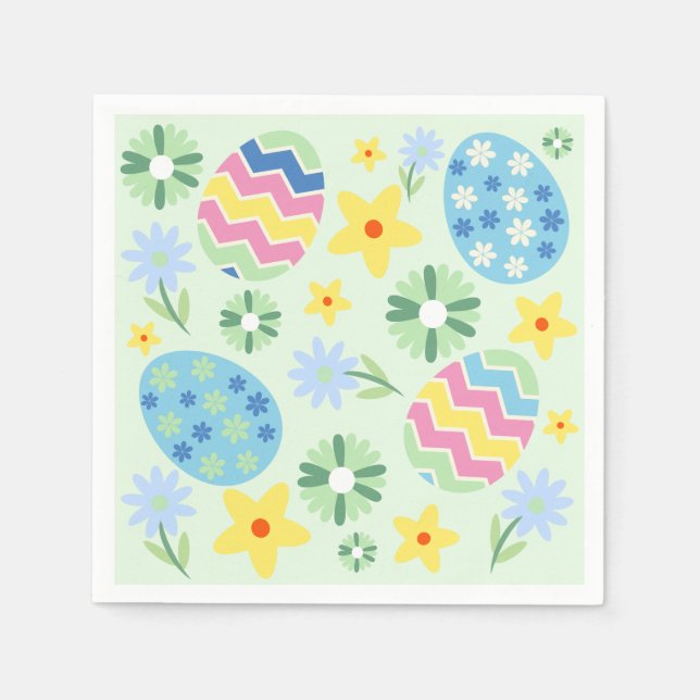Floral Easter  Napkins (Front)