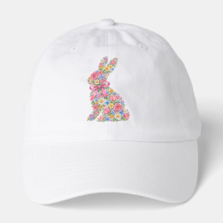 Floral Easter Rabbit  Hat