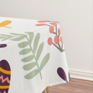 Floral Easter Spring Pattern   Tablecloth