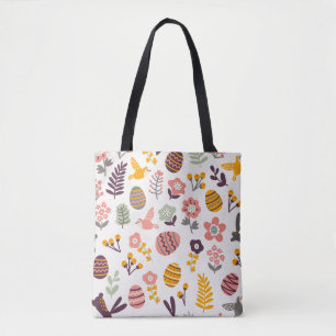 Floral Easter Spring Pattern   Tote Bag