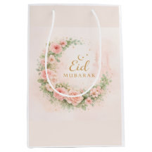 Floral Eid Mubarak – Blush Pink Islamic Gift f