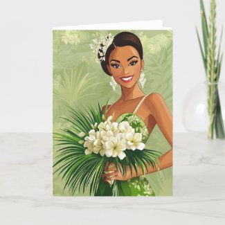 FLORAL ELEGANCE #5 Folded Thank You Card