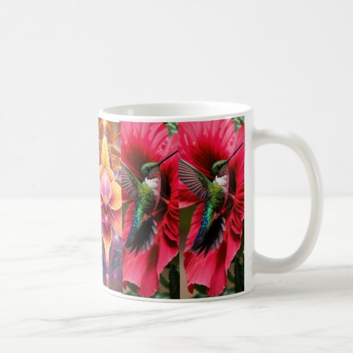 Floral Elegance A Birds Delight Coffee Mug