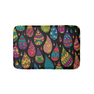 Floral elegance, abstract background. bath mat