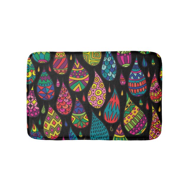 Floral elegance, abstract background. bath mat (Front)