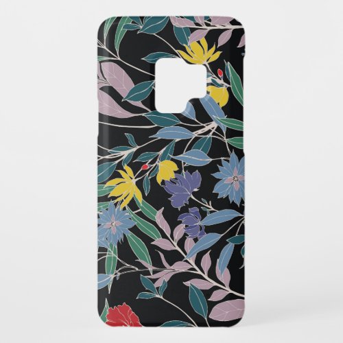 Floral Elegance Abstract Vintage Background Case_Mate Samsung Galaxy S9 Case