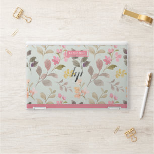 Floral Elegance Boho Stylish Cute HP Laptop Skin