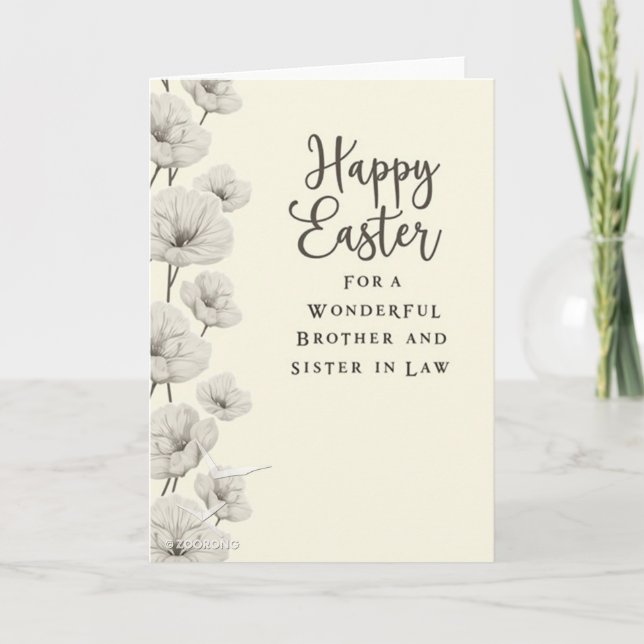 Floral Elegance Greeting Card (Front)