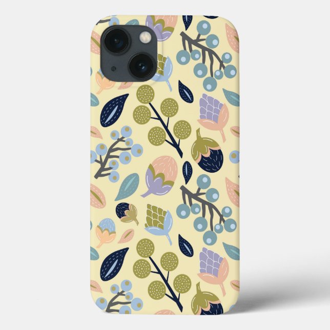 Floral Elegance iPhone Case (Back)
