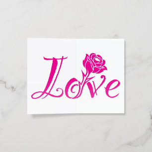 Floral Elegance: Love Illustrated with Rose Brochure
