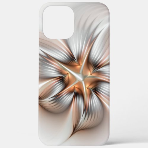 Floral Elegance Modern Abstract Fractal Art iPhone 12 Pro Max Case