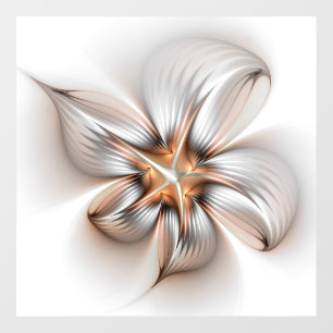 Floral Elegance Modern Abstract Fractal Art Floor Decals